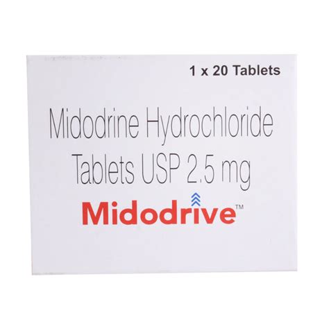 Midodrive Tablet | Uses, Side Effects, Price | Apollo Pharmacy