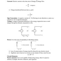 Short Notes: Network Theory - Short Notes for Electronics and ...