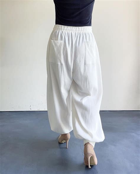 Robes&confections Spanish Pima Cotton Thermal Mesh Easy Harem Pants ...