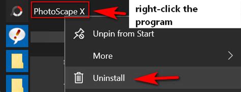 Image result for Remove Programs From Start Menu Windows 1.0