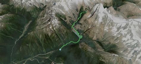 Kinney Lake, Berg Lake, and Emperor Falls via Berg Lake Trail: 3 344 ...