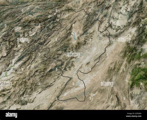 Ghazni, province of Afghanistan. High resolution satellite map Stock Photo - Alamy