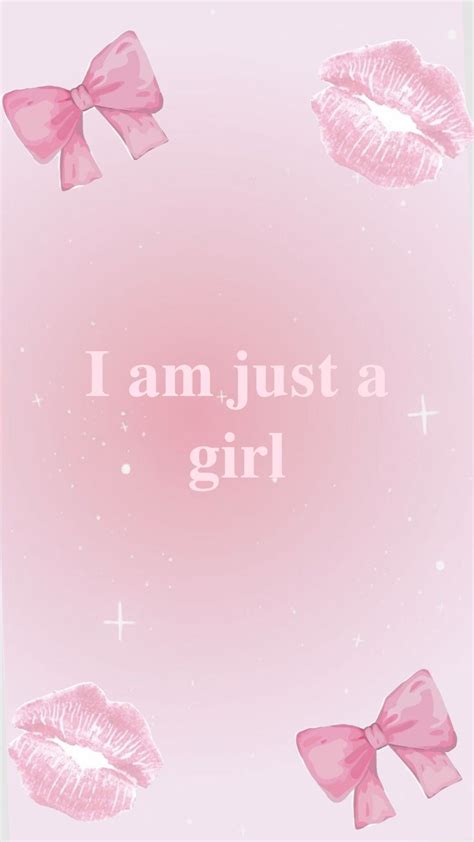 I am just a girl | Fond d'ecran pastel, Fond d'écran iphone pastel ...