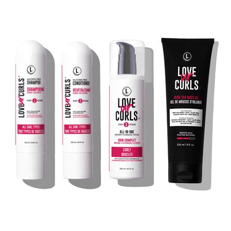 Love Ur Curls - Ultra Curl Defining Set for Curly Hair - Shampoo ...
