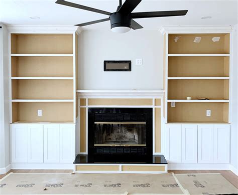 Fireplace built ins revamp – Artofit