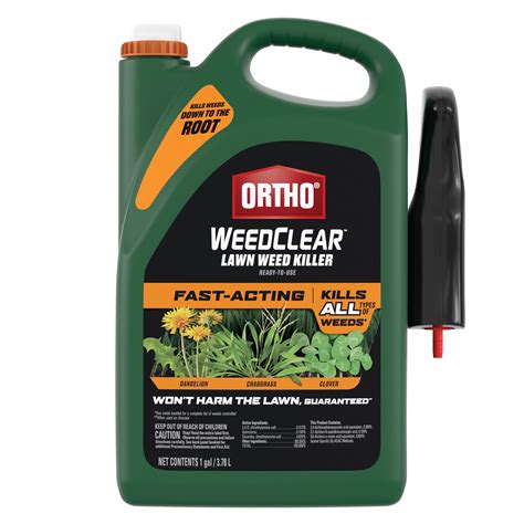 Ortho WeedClear Lawn Weed Killer, 1 gal. Ready-to-Use for Outdoor ...