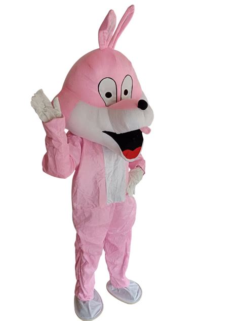 Buy Bugs Bunny Pink Cartoon Mascot for Adults in Free Size Online in ...