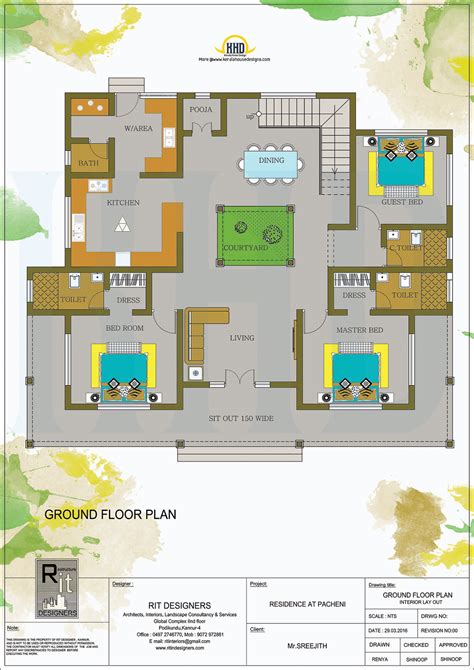 Kerala Home Design Ground Floor Kerala Nalukettu Traditional Elevation ...