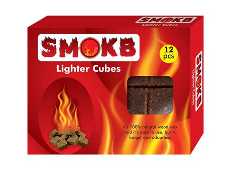SMOKB Fire Starter Cubes Lighter Blocks for Barbecue Charcoal ...