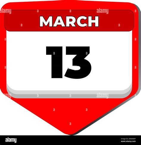 March 13th Cut Out Stock Images & Pictures - Alamy