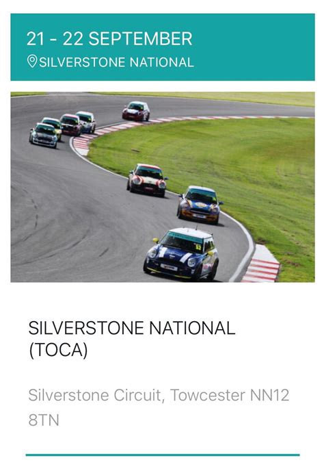 SILVERSTONE NATIONAL (TOCA), Silverstone, Towcester, 21 September to 22 ...