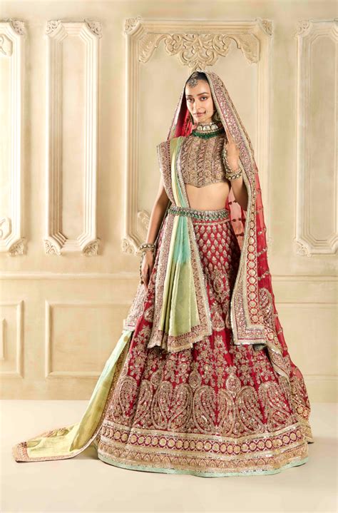 Maroon Raw Silk Embroidered Lehenga Set – Manish Malhotra