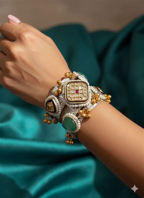 Dual Tone Adjustable Kada – Panaah Jewellery Studio