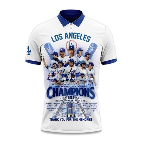 Dodgers World Series Champions 2025 Polo Shirt