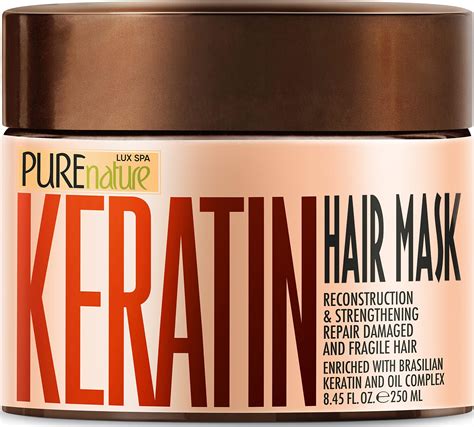 Amazon.com: Keratin Hair Mask - Deep Conditioning Treatment for Dry and ...