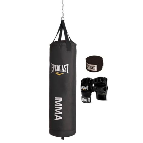 Buy Everlast Leather Heavy 70 Pound Punching Bag with Chain and Swivel ...