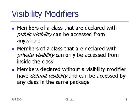 Image result for Visiability in Java