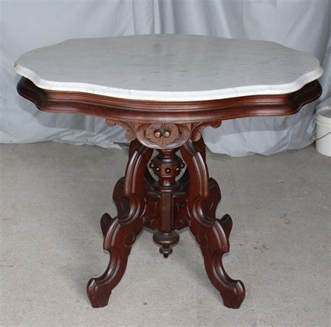 Vintage Small Marble Top Table at Jesse Gisborne blog