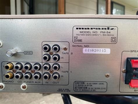 Buy vintage Marantz PM-54 Online | Ubuy India