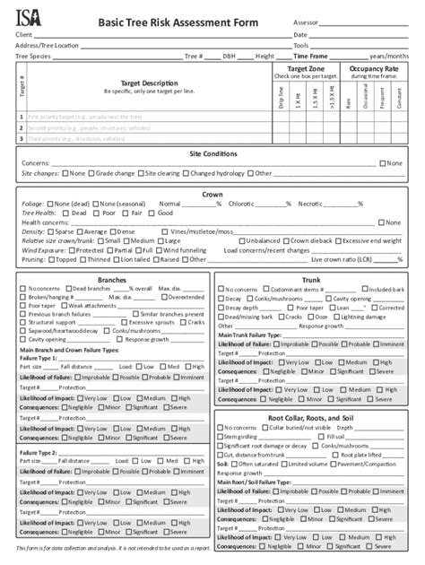 Fillable Online Basic Tree Risk Assessment Fax Email Print - pdfFiller