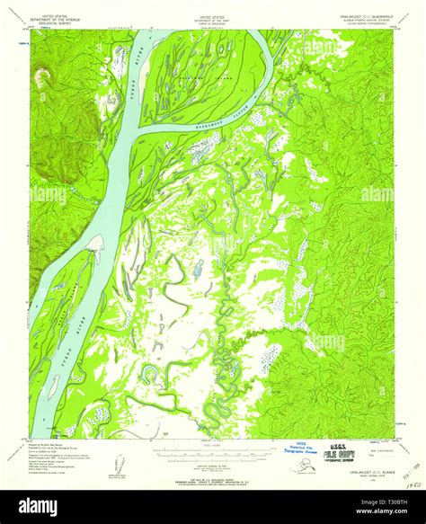 Unalakleet map hi-res stock photography and images - Alamy