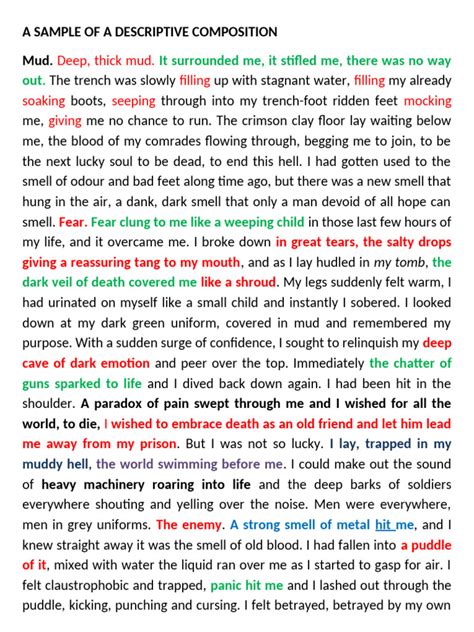 Image result for Descriptive Composition