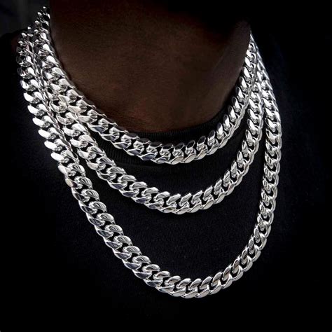 White Gold Chain For Men