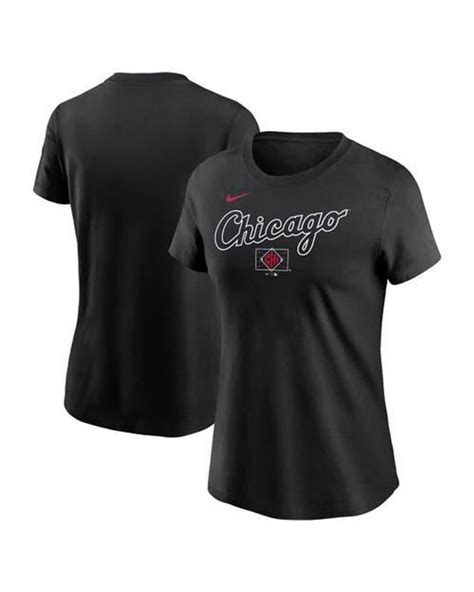 Nike Chicago Sox 2025 City Connect Wordmark T-Shirt in Black | Lyst