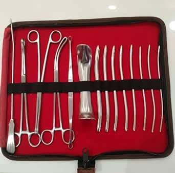 D & C Set Stainless Steel| Dilation and Curettage Set for Gynecology ...