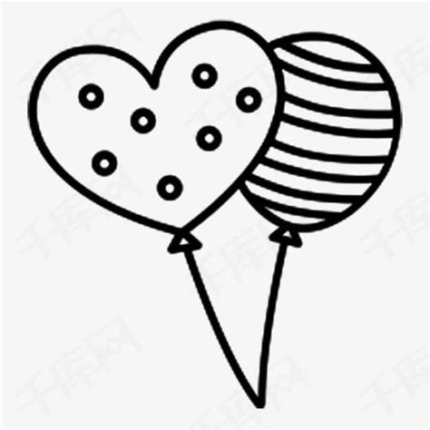 带气球礼物怎么画最新素材