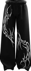 Be Savage Printed Men Black Track Pants - Buy Be Savage Printed Men ...