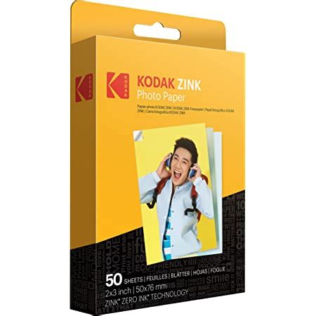 Polaroid 2x3ÃŠº Premium ZINK Zero Photo Paper 30-Pack - Compatible with ...