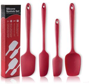 Besillia Nonstick Rubber Spatulas for Baking, Cooking, Kitchen Utensils ...
