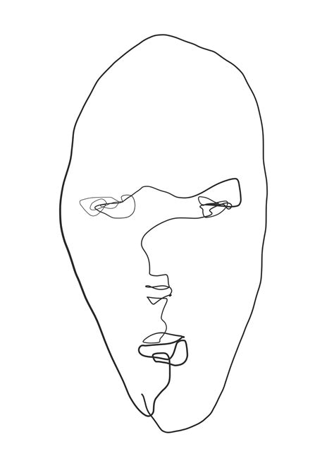 nothing but design — one line faces