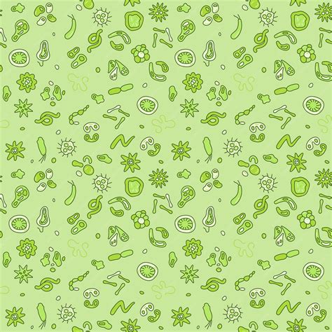 Premium Vector | Microbe and bacteria vector biology and medicine ...