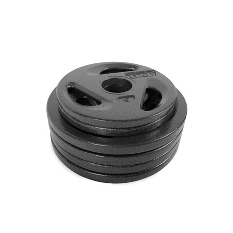 Buy CAP Barbell 50 lb Olympic Grip Plate Weight Set (10x4, 5x2) Online ...