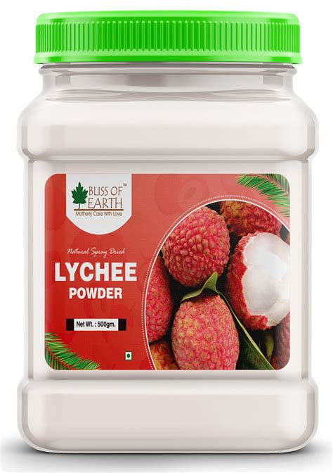 LYCHEE litchi Powder + Red Tomato Powder 500gm (Combo Pack of 2)