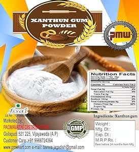 Pmw - Grade A Quality - Xanthan Gum Powder - Thickening Binding Agent ...