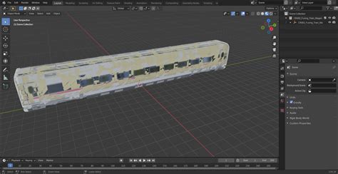 CR400 Fuxing Train Wagon 3D model | 3D Molier International