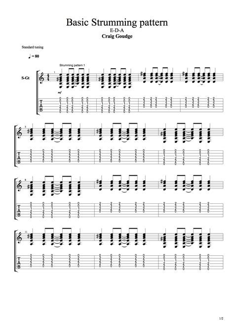 Image result for Basic Strum Patterns