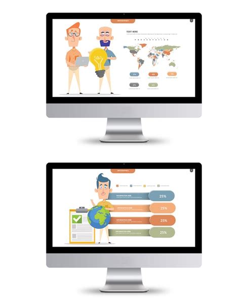 Infographics Google Slide Presentation Templates Incl. slide & presentation - Envato