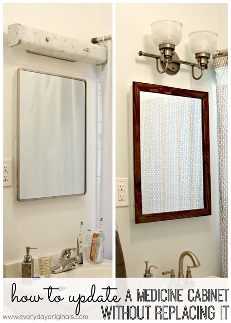 Replacing The Medicine Cabinet Mirror Door - Home Cabinets