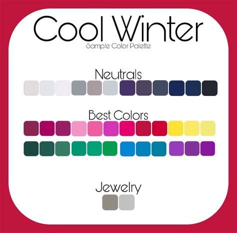 Cool Winter Color Palette