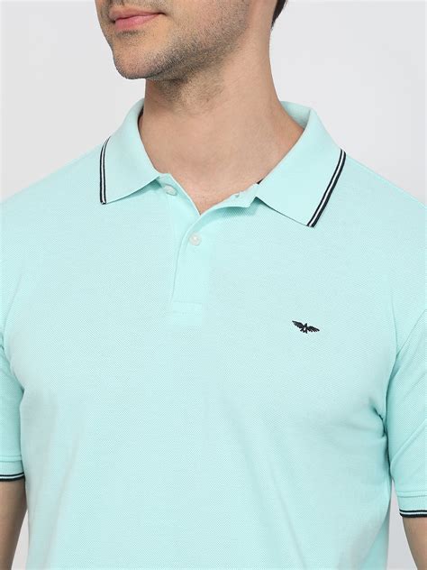 Park Avenue Men Green Slim Fit Solid T-Shirt – MyRaymond