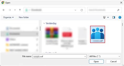 Image result for How to Open VCF File in PC