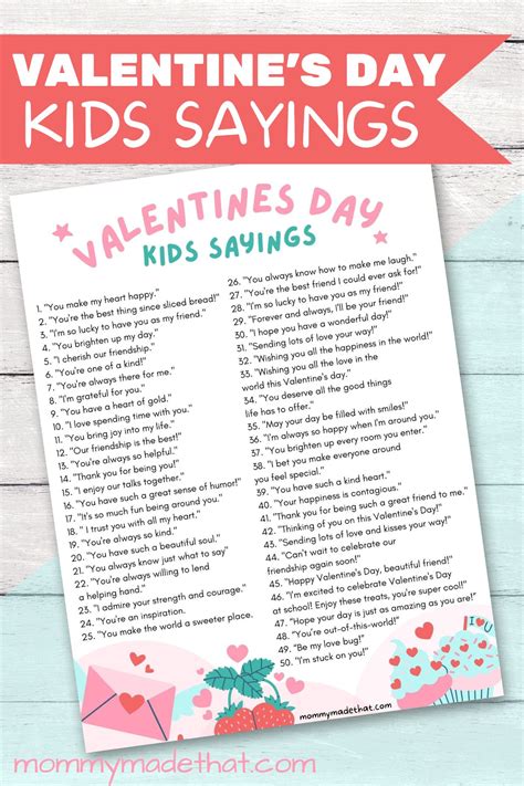 Valentines Day Quotes For Kids