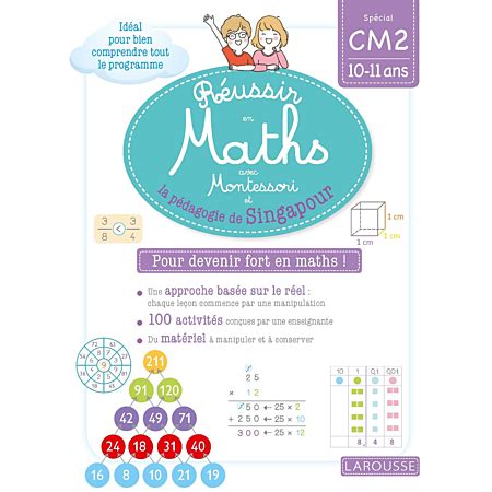 Réussir en maths avec Singapour CM2 (Broché) au meilleur prix | E.Leclerc