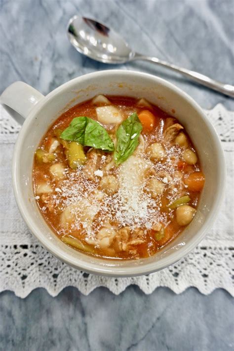 Slow Cooker Garbanzo Bean Soup • A Wholesome New World