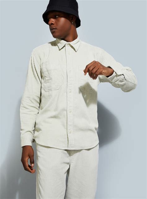 Buy URB_N Men Corduroy Overshirt Online at just Rs. 1299.0 ...