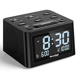 Buy REACHER R3 Dual Alarm Clock and White Noise Machine with Adjustable ...